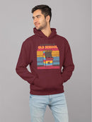 Nostalgic Arcade Graphic Tee Hoodie Men's