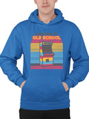 Nostalgic Arcade Graphic Tee Hoodie Men's