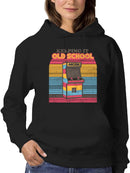 Nostalgic Arcade Graphic Tee Hoodie Women's