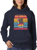 Nostalgic Arcade Graphic Tee Hoodie Women's