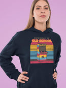 Nostalgic Arcade Graphic Tee Hoodie Women's