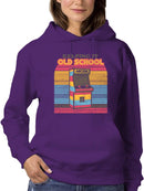 Nostalgic Arcade Graphic Tee Hoodie Women's