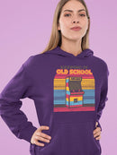 Nostalgic Arcade Graphic Tee Hoodie Women's