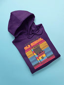 Nostalgic Arcade Graphic Tee Hoodie Women's