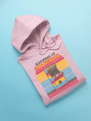 Nostalgic Arcade Graphic Tee Hoodie Women's