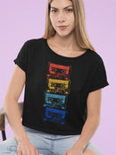Vintage-Style Women's Tee Crop Tee Women's
