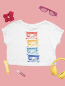 Vintage-Style Women's Tee Crop Tee Women's