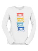 Vintage-Style Women's Tee Long Sleeve Women's