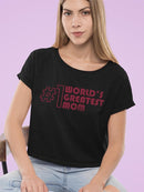 World's Greatest Mom Crop Tee Women's