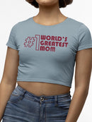 World's Greatest Mom Crop Tee Women's
