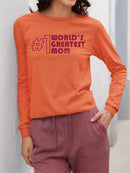 World's Greatest Mom Long Sleeve Women's