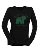 Don't Mess With Mama Bear Tee Long Sleeve Women's