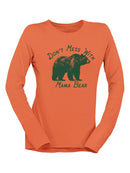 Don't Mess With Mama Bear Tee Long Sleeve Women's