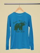 Don't Mess With Mama Bear Tee Long Sleeve Women's