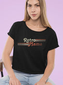 Vintage Mama Graphic Tee Crop Tee Women's
