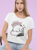 Women's Fun Sayings Tee Crop Tee Women's