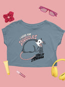 Women's Fun Sayings Tee Crop Tee Women's