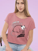 Women's Fun Sayings Tee Crop Tee Women's