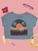 Record Mountains Graphic Tee Crop Tee Women's