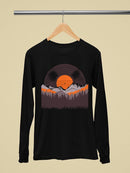 Record Mountains Graphic Tee Long Sleeve Women's