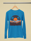 Record Mountains Graphic Tee Long Sleeve Women's