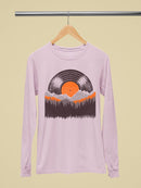 Record Mountains Graphic Tee Long Sleeve Women's
