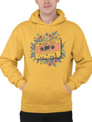 Nostalgic Vibes Graphic Tee Hoodie Men's