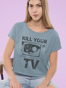 Unique Statement Apparel  Crop Tee Women's