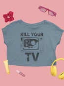 Unique Statement Apparel  Crop Tee Women's