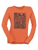 Vintage Mood Top  Long Sleeve Women's