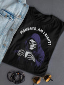 Fun Mondays Skeleton Graphic Tee T-shirt Women's