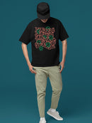 Vibing Smiley Face Graphic Tee T-shirt Men's