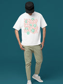 Vibing Smiley Face Graphic Tee T-shirt Men's