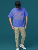 Vibing Smiley Face Graphic Tee T-shirt Color Men's