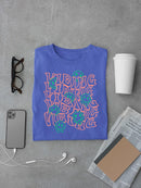 Vibing Smiley Face Graphic Tee T-shirt Color Men's