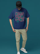 Vibing Smiley Face Graphic Tee T-shirt Color Men's