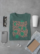 Vibing Smiley Face Graphic Tee T-shirt Color Men's