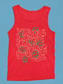 Vibing Smiley Face Graphic Tee Tank Top Men's