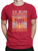 Motivational 5K Run Shirt T-shirt Color Men's