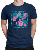 Stay Tropical Graphic Shirt T-shirt Color Men's