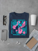 Stay Tropical Graphic Shirt T-shirt Color Men's