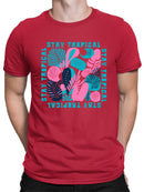 Stay Tropical Graphic Shirt T-shirt Color Men's