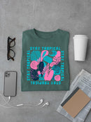 Stay Tropical Graphic Shirt T-shirt Color Men's