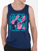 Stay Tropical Graphic Shirt Tank Top Men's