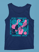 Stay Tropical Graphic Shirt Tank Top Men's