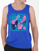 Stay Tropical Graphic Shirt Tank Top Men's