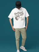 Rock And Roll Guitar Graphic Tee T-shirt Men's