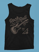 Rock And Roll Guitar Graphic Tee Tank Top Men's