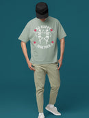 Happy Skeletons Graphic Shirt T-shirt Color Men's