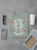 Happy Skeletons Graphic Shirt T-shirt Color Men's